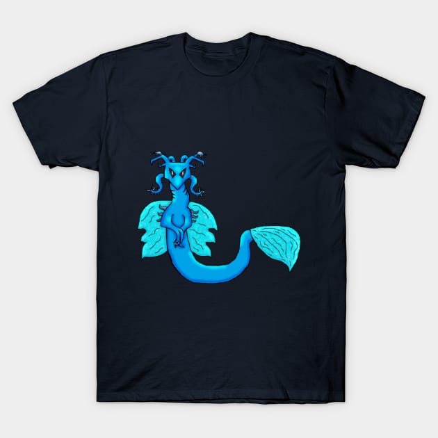 Aqua Sea Dragon T-Shirt by Rigel401